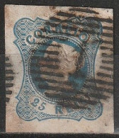 Marcofilia, Carimbos Numéricos De Barras - 1 LISBOA -|- 1853 -1ª Reforma - Storia Postale