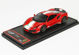 BBR - FERRARI 488 Pista Piloti - Rosso Corsa Met. - BBR C216A - 1/43 - BBR