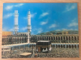 SAUDI ARABI ,MECCA ,,THE HOLY KA'ABA, ,3 D POSTCARD - Saudi-Arabien