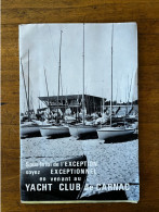 Carnac * Yacht Club * Dépliant Publicitaire Touristique Illustré Ancien - Carnac