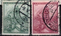 TCHECOSLOVAQUIE -  Centenaire De La Mort Du Poète K.H. Macha - Statue à Prague - Used Stamps