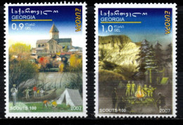 Géorgie YT 436-437 Neuf Sans Charnière XX MNH Europa 2007 - Géorgie