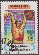 1994 Madagaskar ° Mi:MG 1712, Sn:MG 1267, Yt:MG 1362, Weightlifting, Summer Sports - Gewichtheben