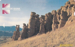 KYRGYZSTAN(Alcatel) - Kramds Bank, Natural Pyramids, First Issue 20 Units, Used - Kirgisistan