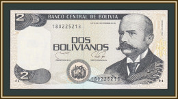 Bolivia 2 Boliviano 1986 (1990) P-202 (202b) UNC - Bolivia