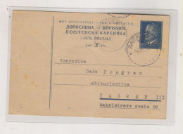 YUGOSLAVIA,1950  ZAGREB Nice Postal Stationery - Storia Postale