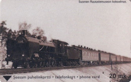 FINLAND - Train, Tirage 4250, Exp.date 12/01, Used - Treinen
