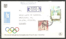 1985 Registered Letter   (isr07) - Brieven En Documenten