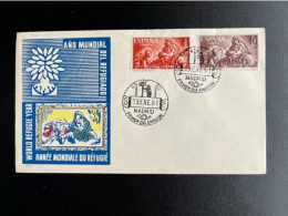 SPAIN ESPANA 1961 FDC WORLD REFUGEE YEAR 23-01-1961 SPANJE - FDC