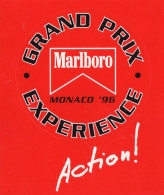 E - AUTOCOLLANT MARLBORO DU GRAND PRIX DE MONACO 96 - Automobilismo - F1