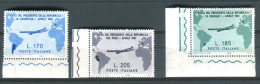 REPUBBLICA 1961 GRONCHI SERIE DI TRE VALORI  ** MNH - 1961-70: Ungebraucht