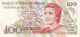 BRAZIL 100 CRUZADOS NOVOS P 220 1989 UNC NUEVO SC - Brésil