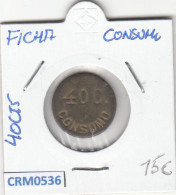 CRM0536 FICHA CONSUMO 40 CTS - Sonstige & Ohne Zuordnung