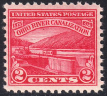 !a! USA Sc# 0681 MNH SINGLE (a5) - Ohio River Canalization - Nuevos