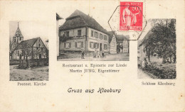 Gruss Aus Kleeburg , Cleebourg * Restaurant U. Epicerie Zur Linde Martin JUNG , Eigentümer * Kirche * Schloss - Otros & Sin Clasificación