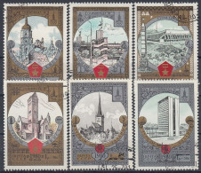 USSR 4949-4954,used,falc Hinged - Verano 1980: Moscu