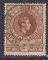 Swaziland 1938-54 KGV1 2d Brown Used SG 31a ( L1073 ) - Swasiland (...-1967)