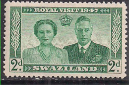 Swaziland 1947 KGV1 2d Royal Visit MNH SG 43 ( L967 ) - Swaziland (...-1967)