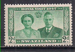 Swaziland 1947 KGV1 2d Royal Visit MNH SG 43 ( M636 ) - Swasiland (...-1967)