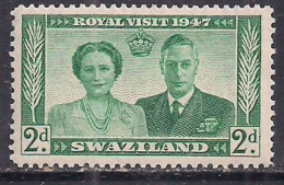 Swaziland 1947 KGV1 2d Royal Visit MNH SG 43 ( M772 ) - Swasiland (...-1967)