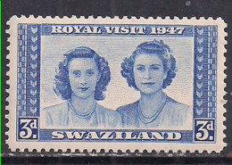 Swaziland 1947 KGV1 3d Royal Visit MNH SG 44 ( M1074 ) - Swaziland (...-1967)