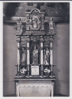Enney, Chapelle, Autel En Bois Sculpté, 1717, Par M. Gollas De Charmey Format 10 X 15 - Enney