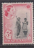 Swaziland 1958 QE2 3d Courting Couple MNH SG 56 ( L883 ) - Swasiland (...-1967)