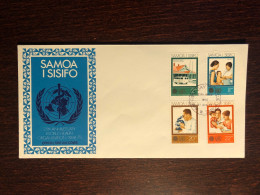 SAMOA FDC COVER 1973 YEAR WHO HEALTH MEDICINE STAMPS - Samoa