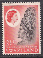 Swaziland 1962-66 QE2 2 1/2c Head-Dress MNH SG 93 ( L955 ) - Swaziland (...-1967)