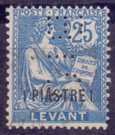 FRANCE LEVANT - Perfins BIC - YT N.24 - O- 1906 - Perfin