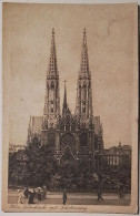 Österreich - Wien, Votivkirche Mit Schottenring - Austria - 1921 - Animee - Churches