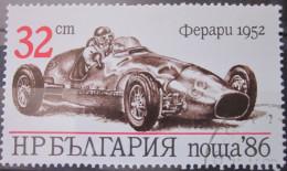 BULGARIA 1986 ~ S.G. 3402, ~ RACING CARS. ~  VFU #02550 - Used Stamps