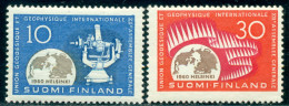 1960 Geodesy And Geophysics,measure Device,northern Lights,Finland,522 ,MNH - Naturaleza
