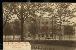 Ecole Moyenne De La Place Morichar  - Obl. 29/05/1914 - St-Gillis - St-Gilles