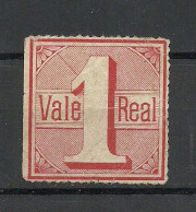 ESPANA Spain Tax Impuesto Revenue Taxe Vale 1 Real (*) - Postage-Revenue Stamps