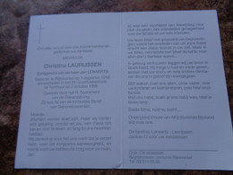 Doodsprentje/Bidprentje  Christina LAURIJSSEN   Rijkevorsel 1918-1990 Turnhout  (Echtg Jan LENAERTS) - Religion & Esotérisme