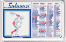 Calendarietto - Italfarmaco - Selezen - Anno 1986 - Petit Format : 1981-90