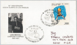 51145  - ITALY - POSTAL HISTORY - Olympic Games FOOTBALL Athletics 1982 - Estate 1932: Los Angeles