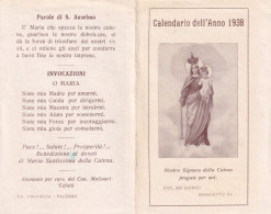 Calendarietto - Nostra Signora Della Catena - Anno 1938 - Small : 1981-90