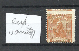 NICARAGUA 1901 Michel 113 * Perforation Variety = Strongly Shifted Perforation - Nicaragua