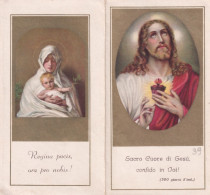 Calendarietto - Sacro Cuore Di Gesù - Regina Pacis - Anno 1939 - Small : 1921-40