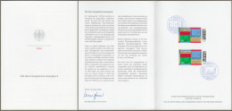 Bund: Minister Card - Ministerkarte Typ VII , Mi-Nr. 3809 ESST: " Martin Luther - 500 Jahre Evangelisches Gesangsbuch " - Briefe U. Dokumente