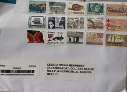 2024 Dinamarca Multifranked Cover Si Conduce No Maneje Stamp - Luchtpostzegels