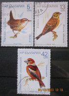 BULGARIA 1987 ~ S.G. 3466 - 67 + 3470, ~ BIRDS. ~  VFU #02554 - Oblitérés