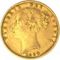 Royaume-Uni-Souverain Victoria  1864 Londres - 1 Sovereign