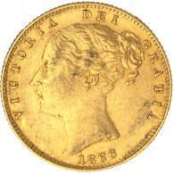 Royaume-Uni-Souverain Victoria  1866 Londres - 1 Sovereign