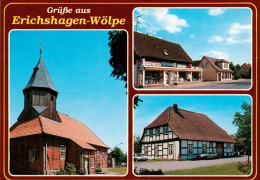 73957407 Erichshagen Kirche Geschaefte Fachwerkhaus - Nienburg