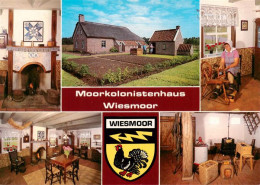 73957248 Wiesmoor Moorkolonistenhaus Stuben Kaminzimmer Spinnrad - Wiesmoor