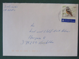 Switzerland 2008 Cover To Germany - Bird - Briefe U. Dokumente