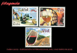 CUBA MINT. 2002-09 EVENTO INTERNACIONAL DEL VINO EXPOVID 2002 - Nuevos